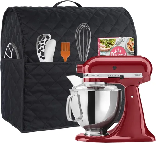Vista 2 de Funda para batidora de pie compatible con batidora KitchenAid, se adapta a todos los modelos con cabezal inclinable y elevación de tazón con 3