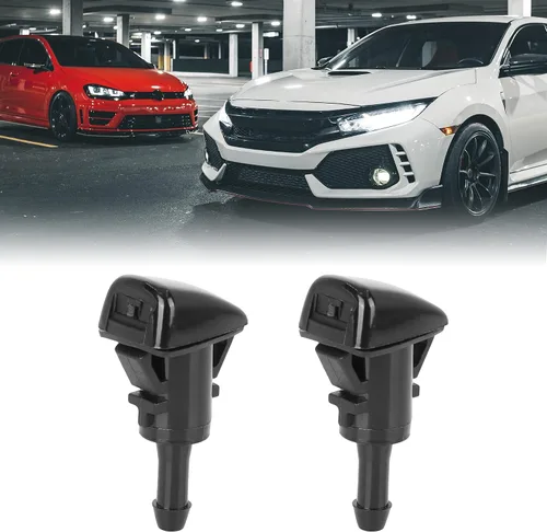 Vista 2 de X AUTOHAUX 2 unids 7133-232314B - Pulverizador de boquilla para limpiaparabrisas de un solo agujero para GMC Envoy para Chevrolet Trailblazer