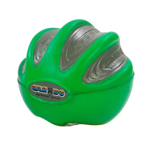 Vista 16 de CanDo 10-1995 Digi-squeeze Ejercitador para manos, Grande, M, Verde: Medio, 1