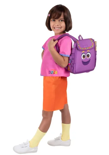 Vista 5 de Disfraz para Niña Pequeña de Dora la Exploradora Multicolor