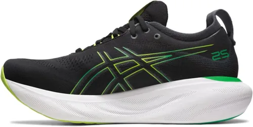 Vista 8 de ASICS Zapatillas de running Gel-Nimbus 25 para hombre Negro resplandor amarillo