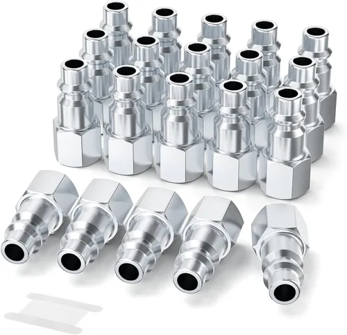 Vista 20 de GASHER 10PCS 1/2" FNPT x 1/2" Flow Industrial Air Plug