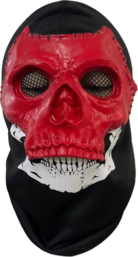 Vista 5 de Máscara de fantasma MW2 Cosplay disfraz de calavera completa máscara de cara completa 3