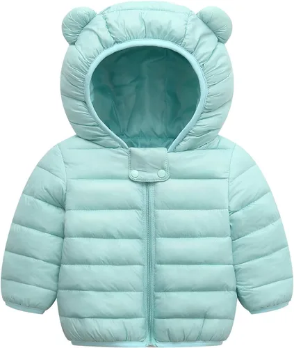 Vista 10 de Abrigos de invierno de estilo inflado con capucha para bebé 07 negro