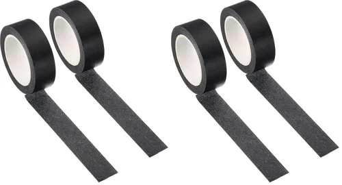 Vista 7 de PATIKIL Cinta holográfica Washi de 0.59 pulgadas x 10.93 yardas, 2 rollos de calcomanías autoadhesivas para decoración de envoltura de manualidades