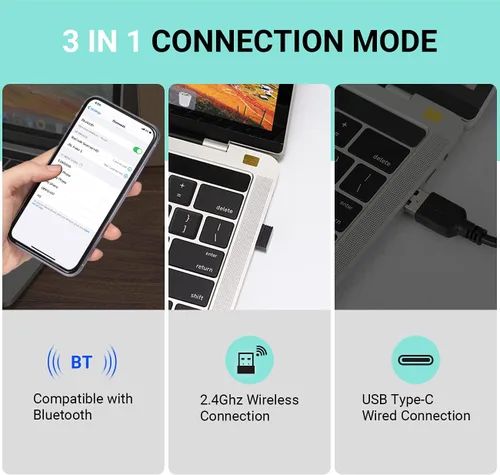 Vista 3 de Tera Escáner de código de barras QR 1D 2D inalámbrico con soporte, resistente resistencia a caídas IP66, lector de mano de escaneo de imágenes