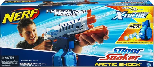 Vista 2 de Lanzador de agua Super Soaker Arctic Shock de Nerf