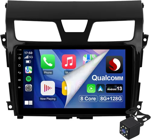 Vista 9 de 1+32G 10.1 pulgadas Android 14 estéreo para coche Nissan Altima 2013-2015 pantalla táctil IPS Radio de coche con Carplay y Android Auto Soporte