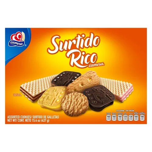 Vista 3 de GAMESA Surtido Rico Galleta, 15.4 onzas