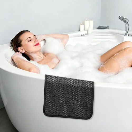 Vista 6 de Paquete de 6 paños exfoliantes de baño de doble cara para limpieza profunda de la cara y el cuerpo, revitaliza la piel, adecuados para todo