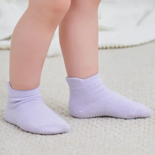 Vista 5 de Calcetines tobilleros antideslizantes Zaples para bebés con suelas antideslizantes para bebés, niños pequeños, niños y niñas