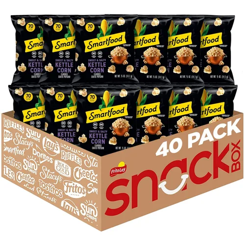 Vista 11 de Smartfood Palomitas de maíz, Cheddar Blanco, 1.875 onzas (paquete de 6)