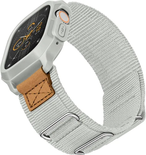 Vista 22 de SUNFWR - Correas compatibles con Apple Watch de 44 mm y 45 mm con estuche, correa deportiva resistente para Apple Watch con cubierta protectora