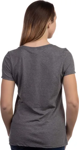 Vista 4 de Camisetas divertidas para mujer, con frase sarcástica y con cuello en V