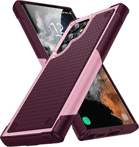 Vista 10 de Funda diseñada para Samsung Galaxy S22 Ultra, regalo de grado militar, resistente a caídas, resistente a prueba de golpes, para Galaxy S22 Ultra