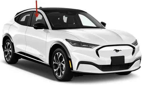 Vista 2 de Vidrio laminado OEM para puerta delantera derecha del pasajero compatible con modelos Ford Mustang Mach-E 2021-2023