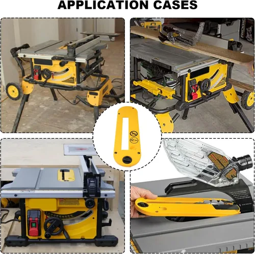 Vista 7 de DWE7402DI - Accesorios para sierra de mesa, placa de garganta para sierra de mesa DeWalt de 10 pulgadas, hojas de Dado para sierra de mesa DeWalt