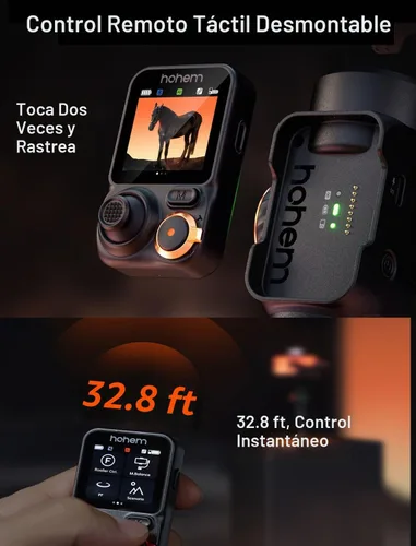 Vista 2 de hohem iSteady M7 Estabilizador de cardán para iPhone, cardán de 3 ejes