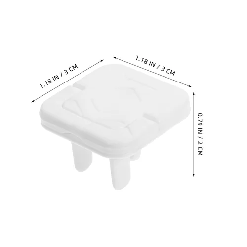 Vista 2 de Levemolo 12pcs Babyproof Socket Covers for Standard Wall Outlets Safety Electrical Outlet Caps Protecting Hands Easy to Install for Home Safety