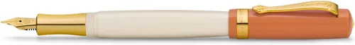 Vista 14 de Kaweco STUDENT 20's Jazz Bolígrafo I Business Bolígrafo de acrílico de alta calidad en marrón y crema I Elegante bolígrafo con caja de regalo