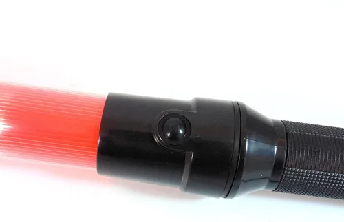 Vista 4 de RK - Linterna LED de 16 pulgadas con correa para la muñeca, acabado naranja