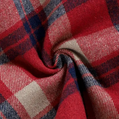 Vista 7 de Ropa de bebé niño, trajes de bebé, overol de manga larga a cuadros + overol de jeans, conjunto de pantalones