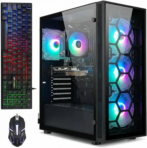Vista 7 de STGAubron Escritorio para PC para juegos,R3 3200G,RX 590 8G,16G DDR4,512G