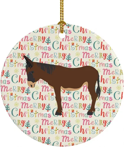 Vista 46 de Caroline's Treasures Adorno de cerámica de avestruz común para árbol de Navidad, decoración colgante para el hogar, Navidad, vacaciones, fiesta