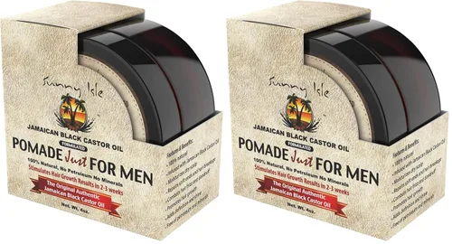 Vista 10 de Sunny Isle Pomada de bálsamo para cabello y barba de aceite de ricino negro