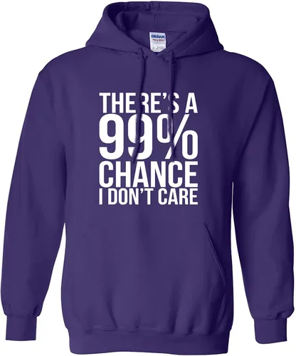 Vista 5 de zerogravitee Sudadera con capucha para adultos con 99% de posibilidades de que no me importe