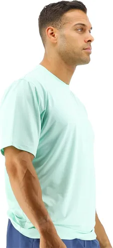 Vista 4 de TYR Camiseta de manga corta para hombre con protección solar UPF 50+