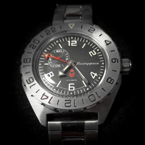 Vista 7 de Vostok Komandirskie 650539 GMT Reloj mecánico automático de buceo automático