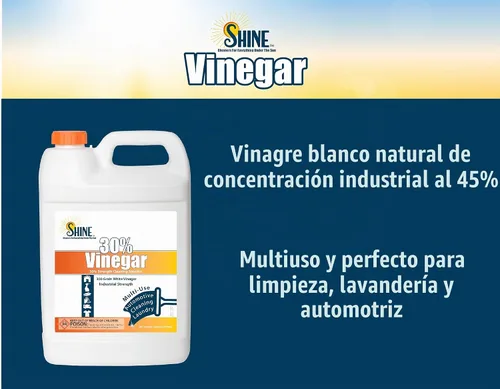 Vista 2 de 30% de vinagre concentrado de galón – Hace 6 galones de solución terminada – Para uso doméstico y exterior – Vinagre concentrado multiusos