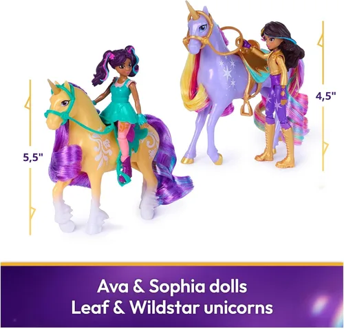 Vista 5 de Unicorn Academy Paquete Magic Unleashed, muñecas y juguetes de unicornio, a partir de 4 años Pack Aventura (Nuevo)