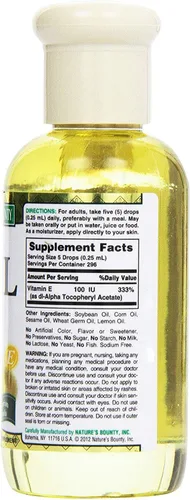 Vista 3 de Nature's Bounty Aceite E 30,000IU, 2.5 onzas líquidas (paquete de 2)