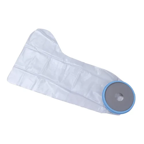 Vista 2 de TANIQIACA Cubierta impermeable para heridas para pierna completa, reutilizable, ducha, baño, protector de fundición