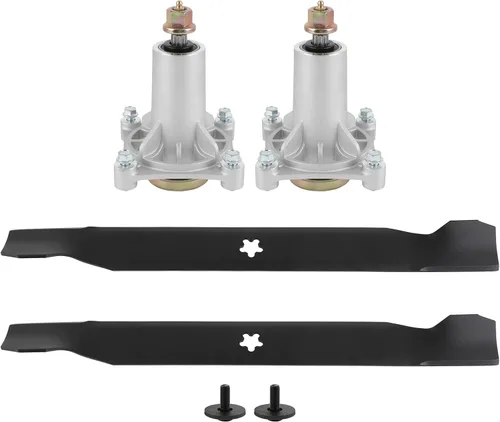 Vista 40 de SCITOO Kit de reconstrucción de cubierta, 42 piezas de cubierta de cortacésped compatible con Poulan Pro PP19A42 PB185A42 PB195H42LT PB20H42YT, 1