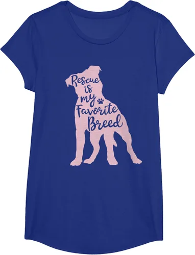 Vista 66 de Pitbull Rescue Is my Favorite Breed Dog Pit Bull Mama - Camiseta, Negro, S
