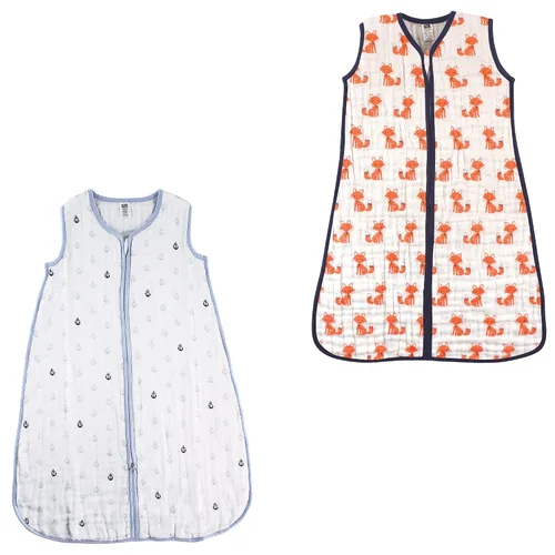 Vista 6 de Hudson Baby- Saco de dormir de muselina para bebé, unisex, 0-6 meses