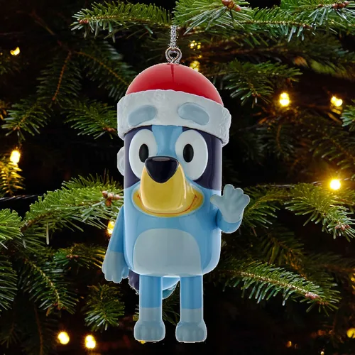 Vista 5 de Adornos Bluey and Bingo – Decoración para árbol de Navidad – Producto oficial – 2 surtidos