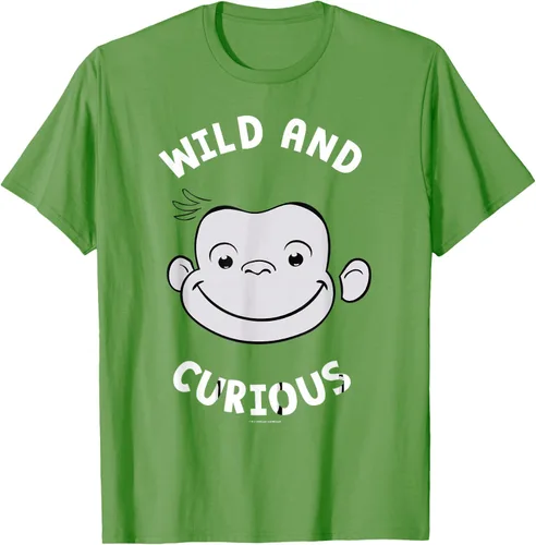 Vista 19 de Curious George Camiseta Big Face Wild and Curious Negro