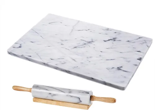Vista 10 de JEmarble Tablero para Pastelería 8x12 pulgadas con Pies de Goma Antideslizantes para Mayor Estabilidad, Perfecto para Mantener la Masa Fresca