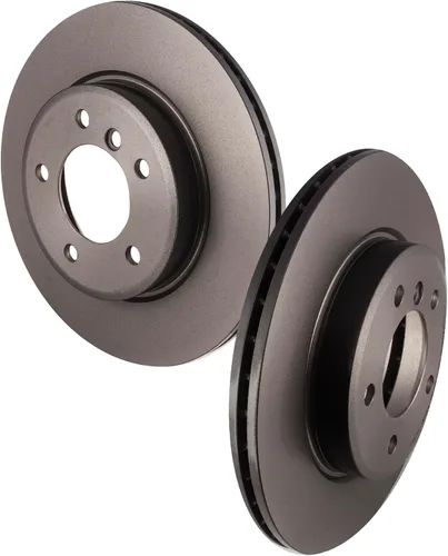 Vista 4 de Nuevo Juego Frenos VIC-2569 Discos de freno ventilados internamente 2 piezas delantero izquierdo/derecho compatible con FIAT DOBLO / MINIVAN