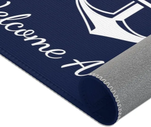 Vista 6 de Tapete de bienvenida a bordo para barcos, alfombra de bienvenida personalizada a bordo, alfombra de barco personalizada, regalo náutico, decoración