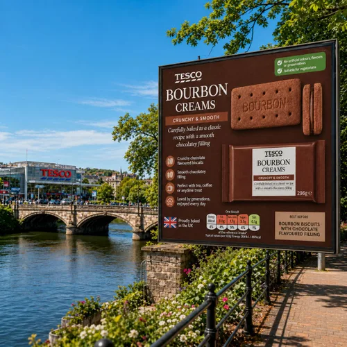 Vista 8 de Tesco Galletas Cremas Bourbon 296G
