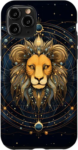 Vista 29 de Leo Zodiac Sign Lion Horoscope Constellation Case for iPhone 17