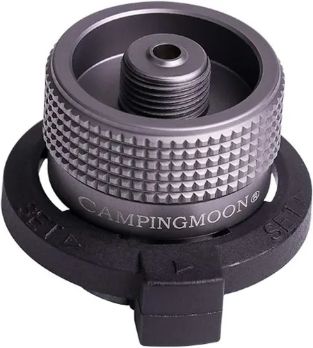 Vista 6 de CAMPINGMOON Adaptador de estufa de gas para parrilla de camping de adaptador de propano de 1 libra y adaptador de recipiente de butano Z11+Z22