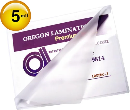 Vista 2 de Oregon Lamination Bolsas de laminación activadas por calor de tamaño carta, 5 mil x 2 lados, 9 x 11-1/2 pulgadas