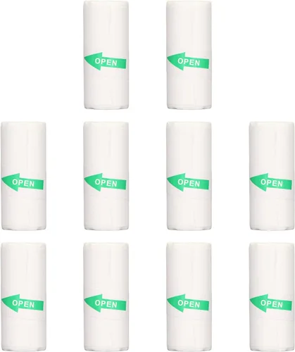 Vista 6 de Papel de impresora térmica, 10 rollos de papel de impresión autoadhesivo, mini papel de impresión de 2.244 x 0.984 in, papel de impresión térmico