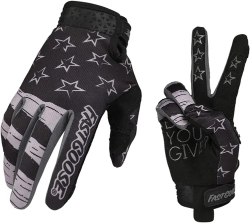 Vista 2 de Star - Guantes de motocicleta para bicicleta, de dedo completo, todoterreno, deportes al aire libre para hombres y mujeres y montañismo